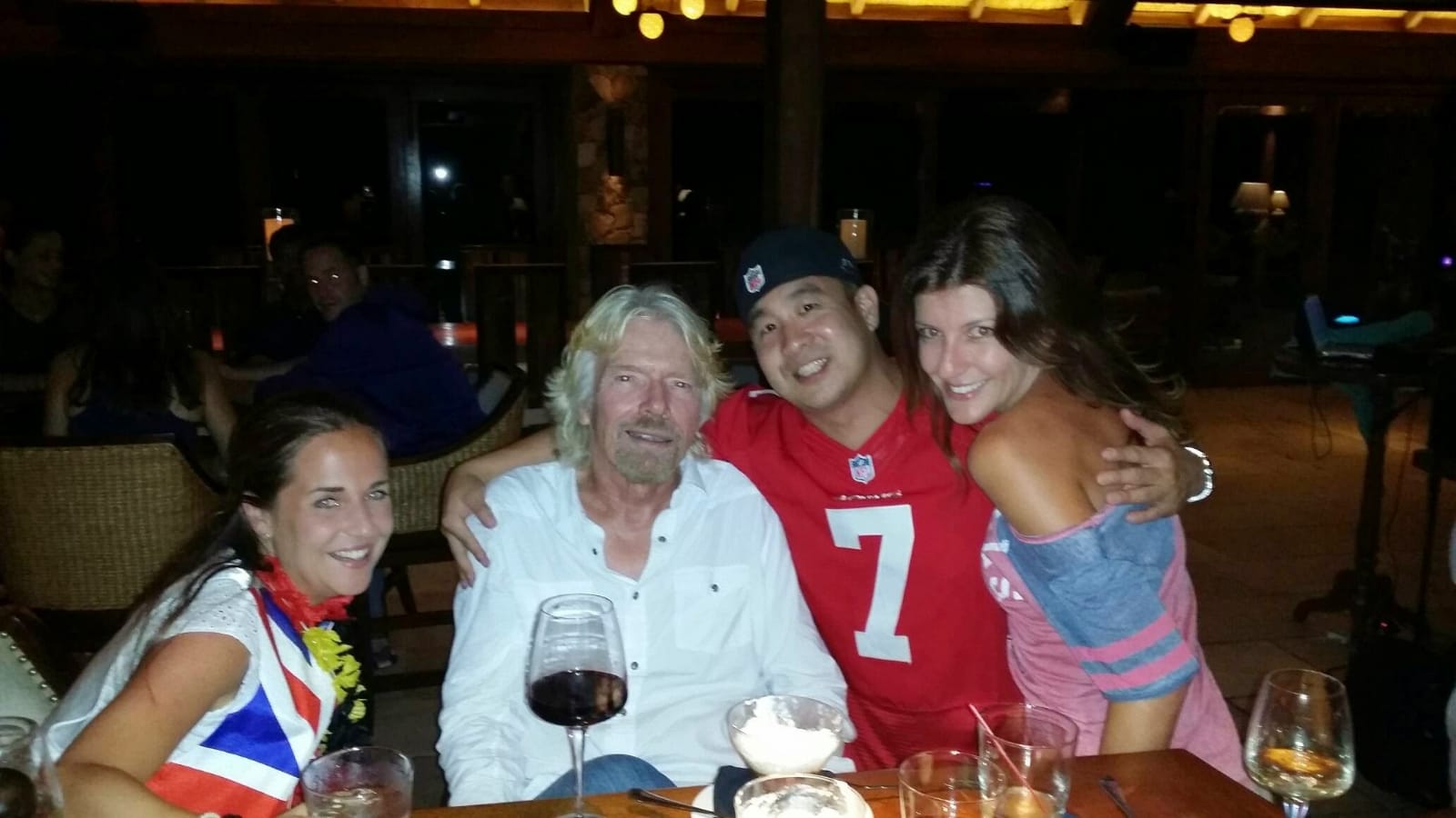 Tejune Kang with Richard Branson